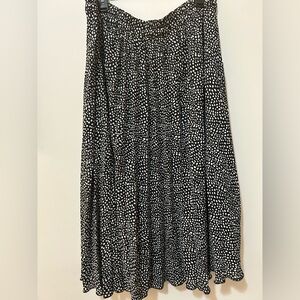 Rachel Zoe Black and White A-Line Skirt